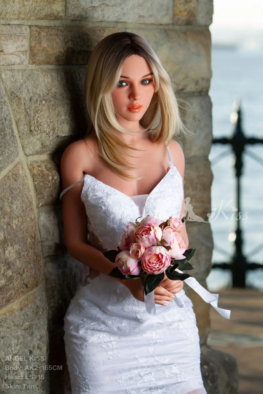 Angelkiss? 165cm (5.4') LS15# D-Breasts Full Silicone Sex Dolls Model Props (NO.3011)