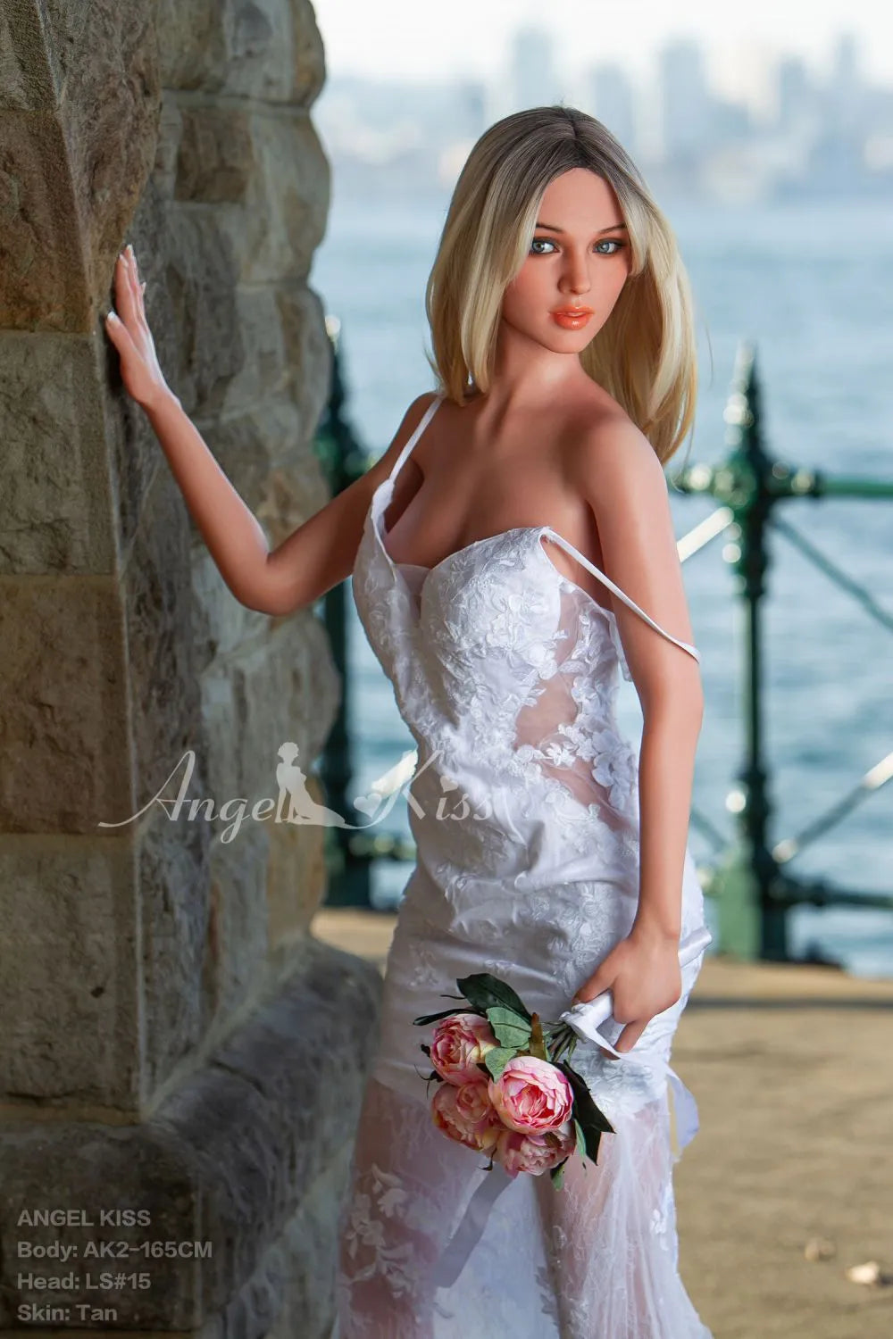 Angelkiss? 165cm (5.4') LS15# D-Breasts Full Silicone Sex Dolls Model Props (NO.3011)
