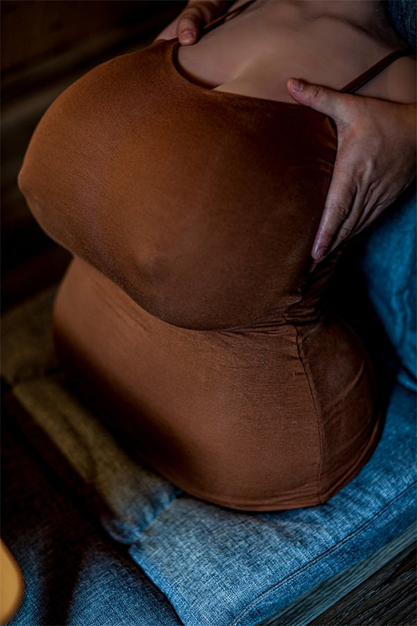 🔹CLM Classic🔹Big Boobs TPE Torso Sex Doll #58 Black Skin - Climax