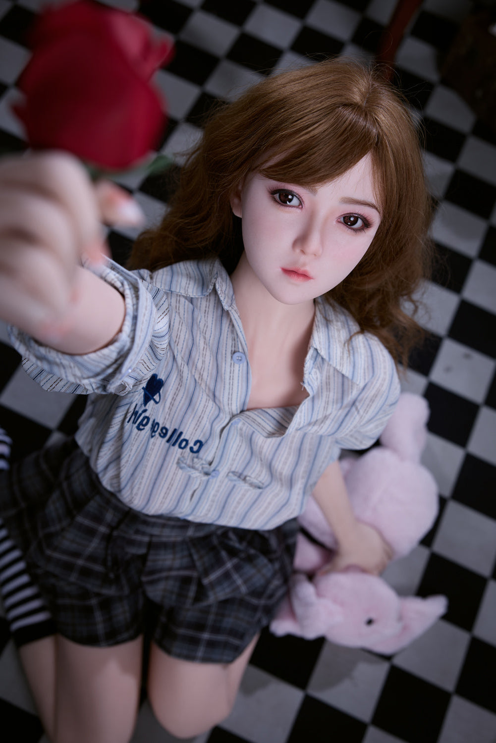 150cm/4ft11 D-cup Japanese Silicone Head Sex Doll - M6 JX