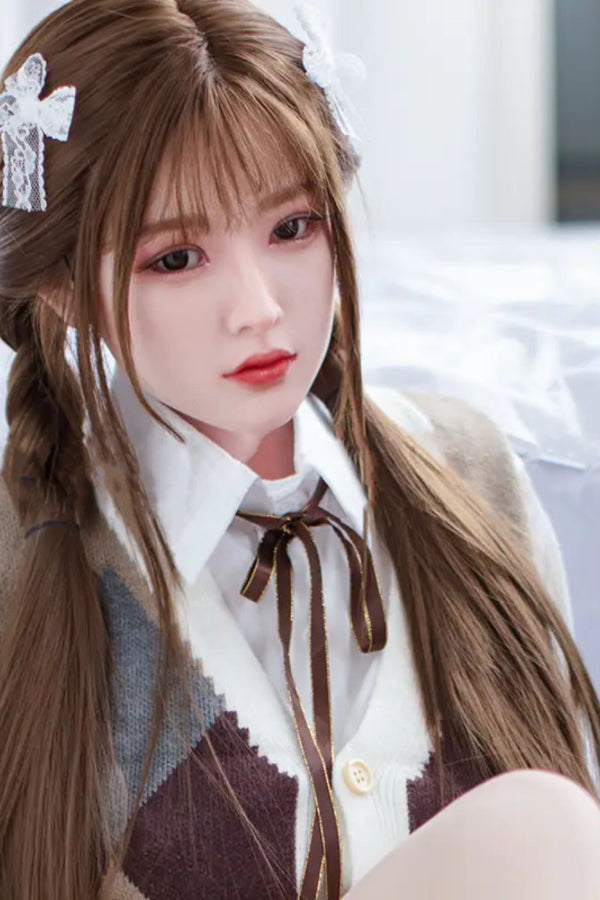 150cm/4ft11 D-cup Japanese Silicone Head Sex Doll - A35 Sora JX