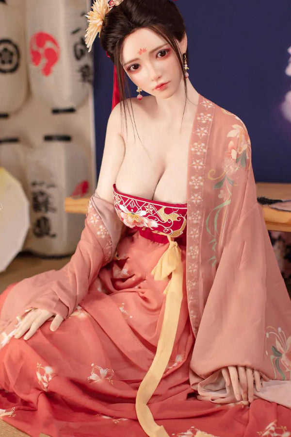 150cm/4ft11 D-cup Silicone Head Sex Doll - A34 Qi JX