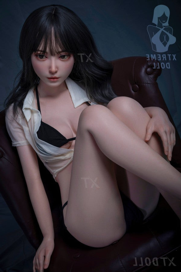 150cm/4ft11 D-cup Japanese Big Breast|Tits Full Silicone Sex Doll - Li Torso XT