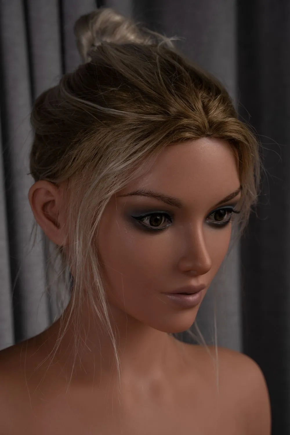 ZELEX? Scarlett 170cm (5.6') GE53#-1 C-Breasts Silicone Head+TPE Body Sex Dolls (NO.2750)