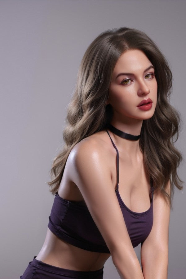 165cm/5ft5 D-cup Chinese Full Silicone Sex Doll - #633 Orange