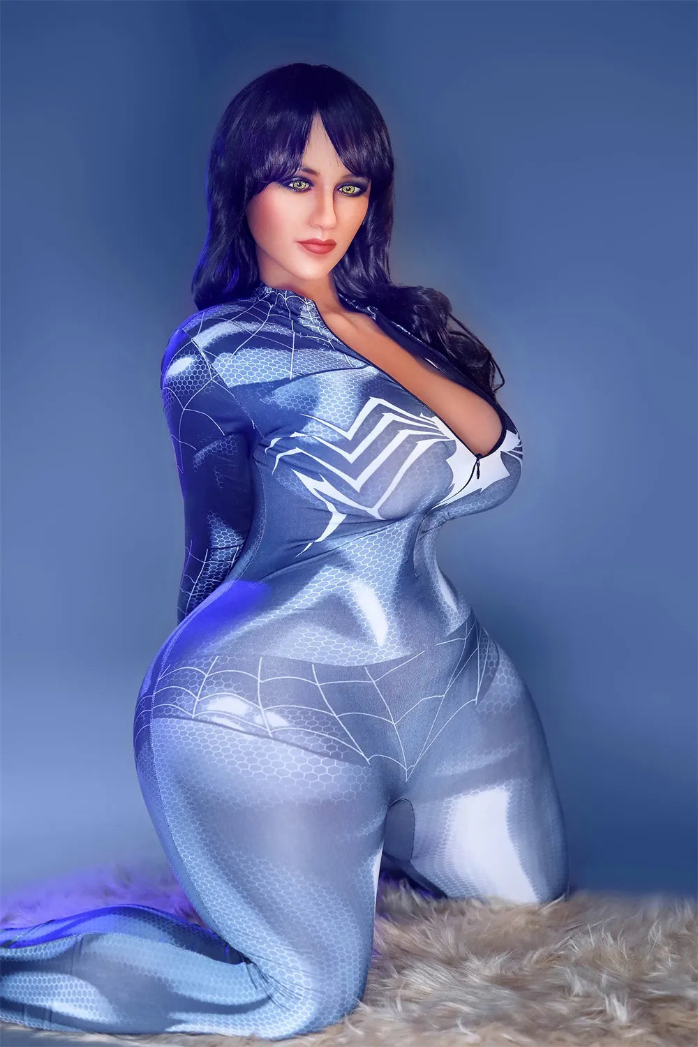 Rolawre - 4ft11 (150cm) Big Butt Chubby Sex Doll With Long Hair