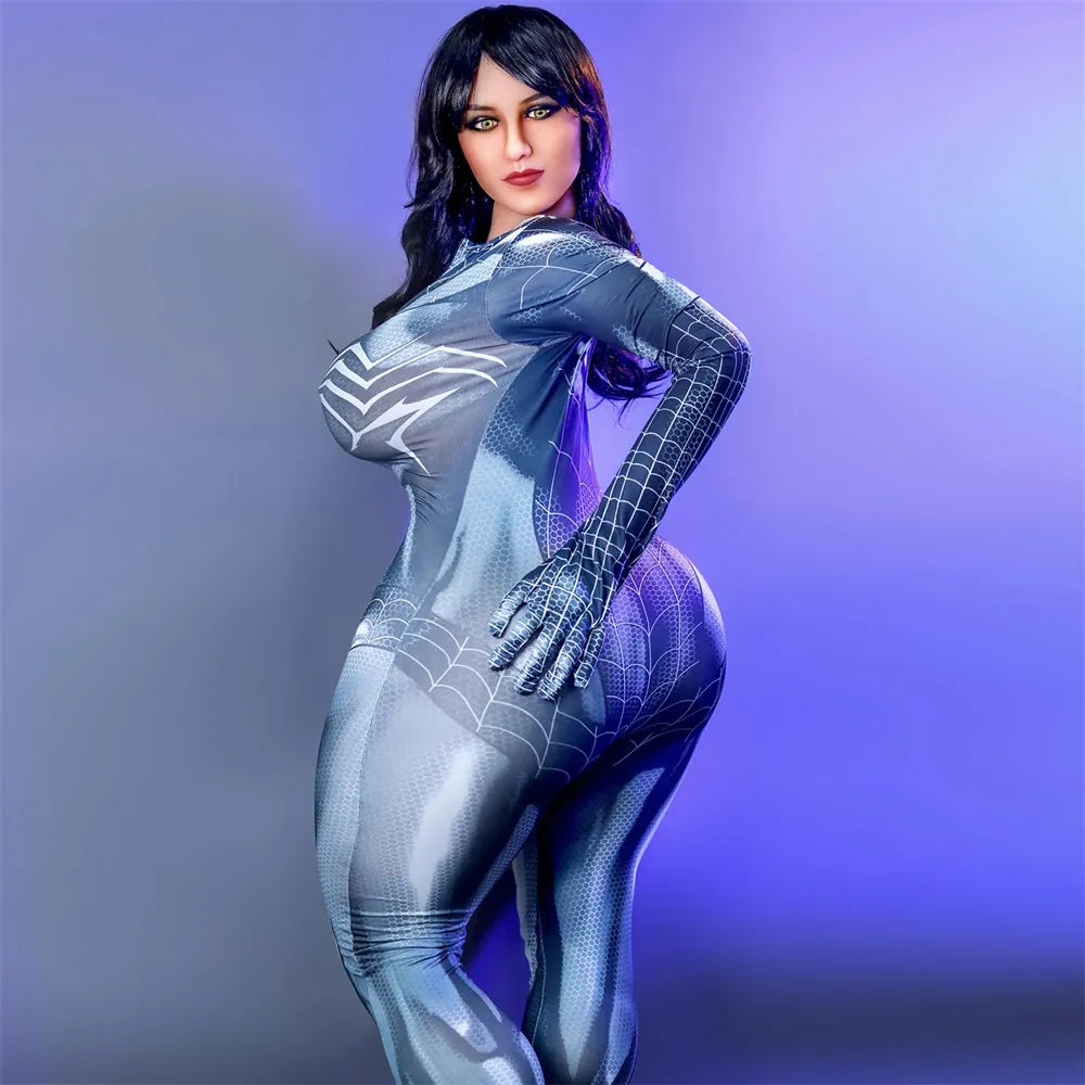 Rolawre - 4ft11 (150cm) Big Butt Chubby Sex Doll With Long Hair