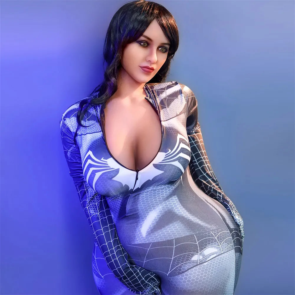 Rolawre - 4ft11 (150cm) Big Butt Chubby Sex Doll With Long Hair