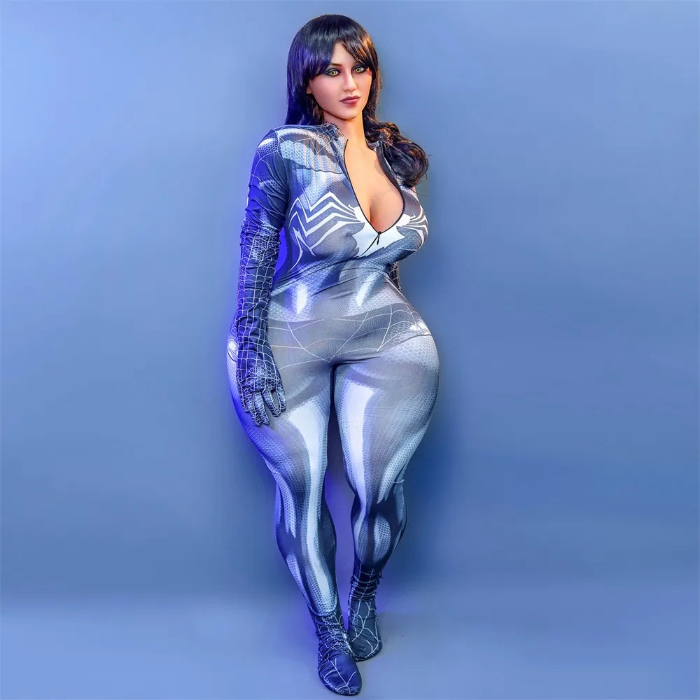 Rolawre - 4ft11 (150cm) Big Butt Chubby Sex Doll With Long Hair