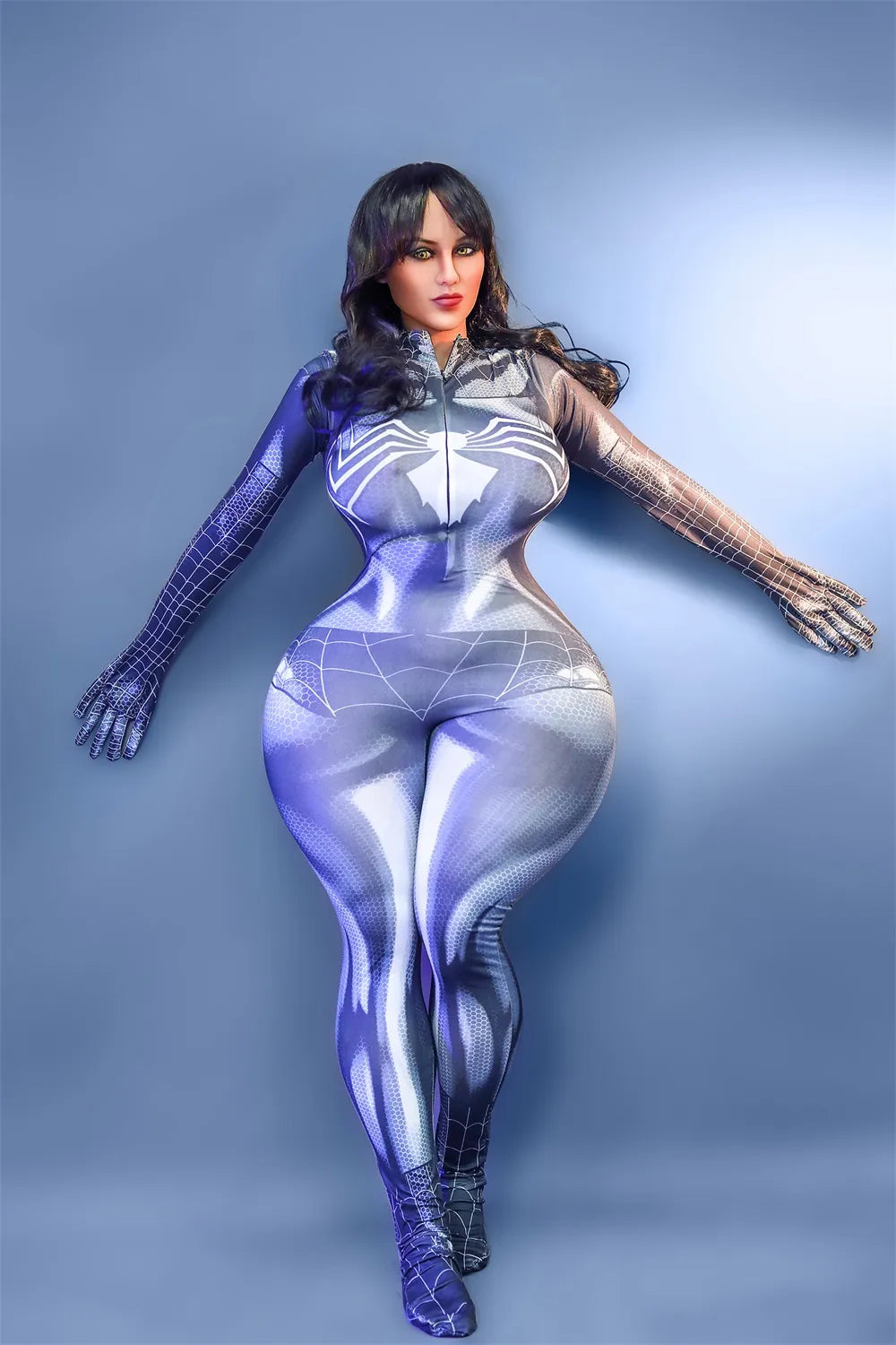 Rolawre - 4ft11 (150cm) Big Butt Chubby Sex Doll With Long Hair