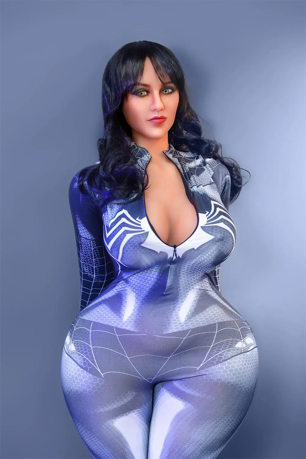 Rolawre - 4ft11 (150cm) Big Butt Chubby Sex Doll With Long Hair