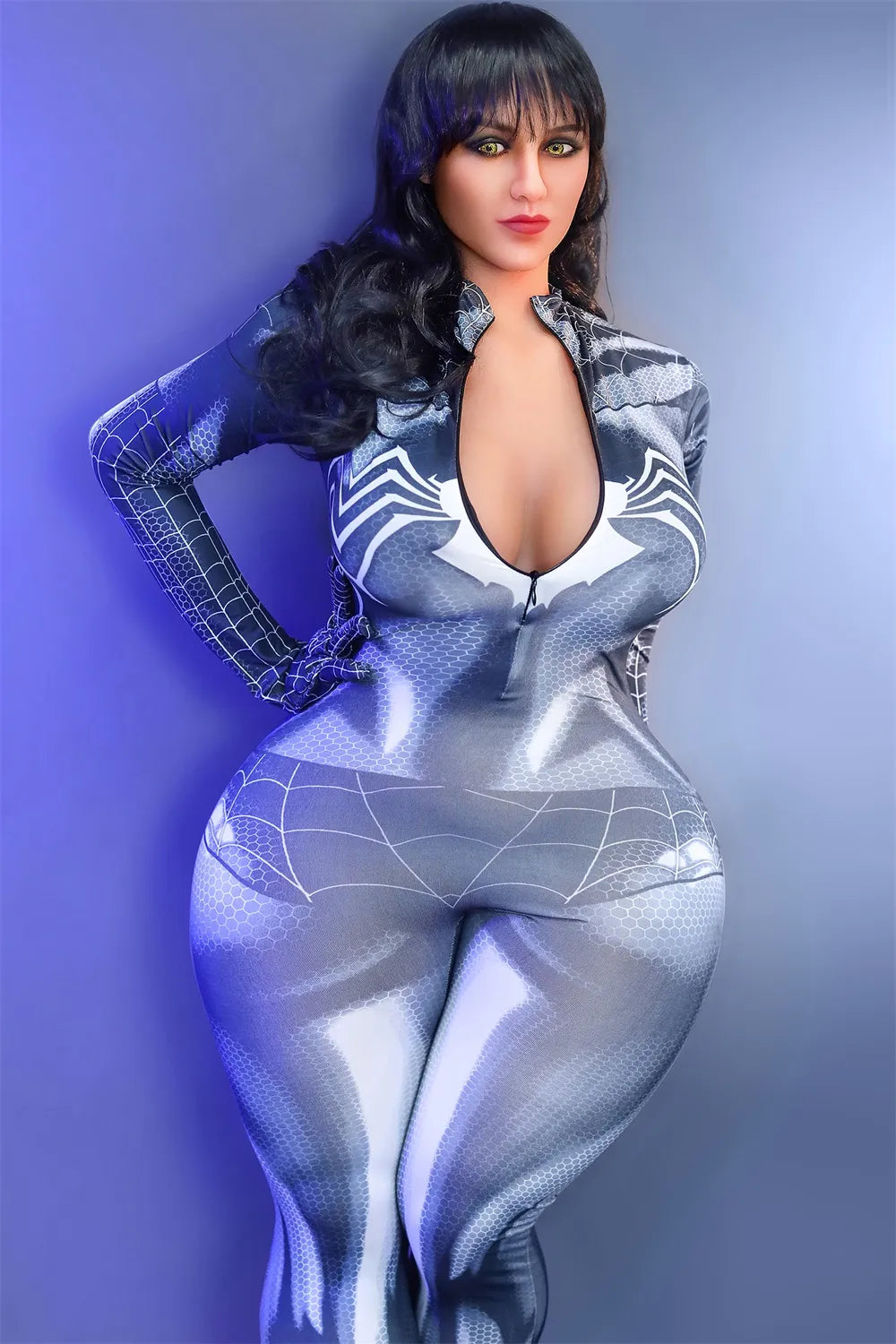 Rolawre - 4ft11 (150cm) Big Butt Chubby Sex Doll With Long Hair