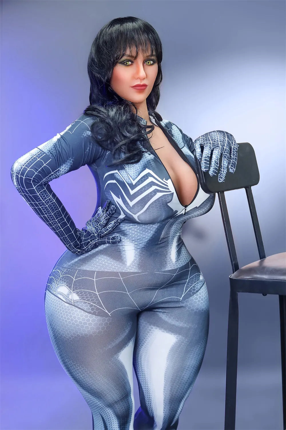 Rolawre - 4ft11 (150cm) Big Butt Chubby Sex Doll With Long Hair