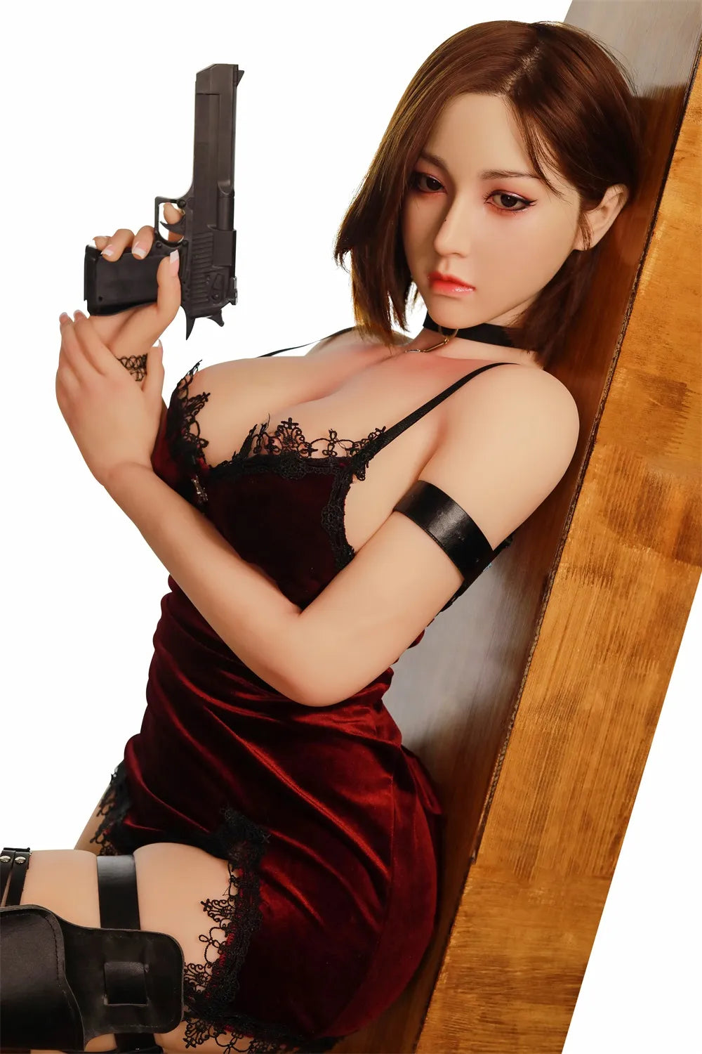 Elia - 165cm/5ft5 Style With Black Hair Sex Doll With Silicone Head