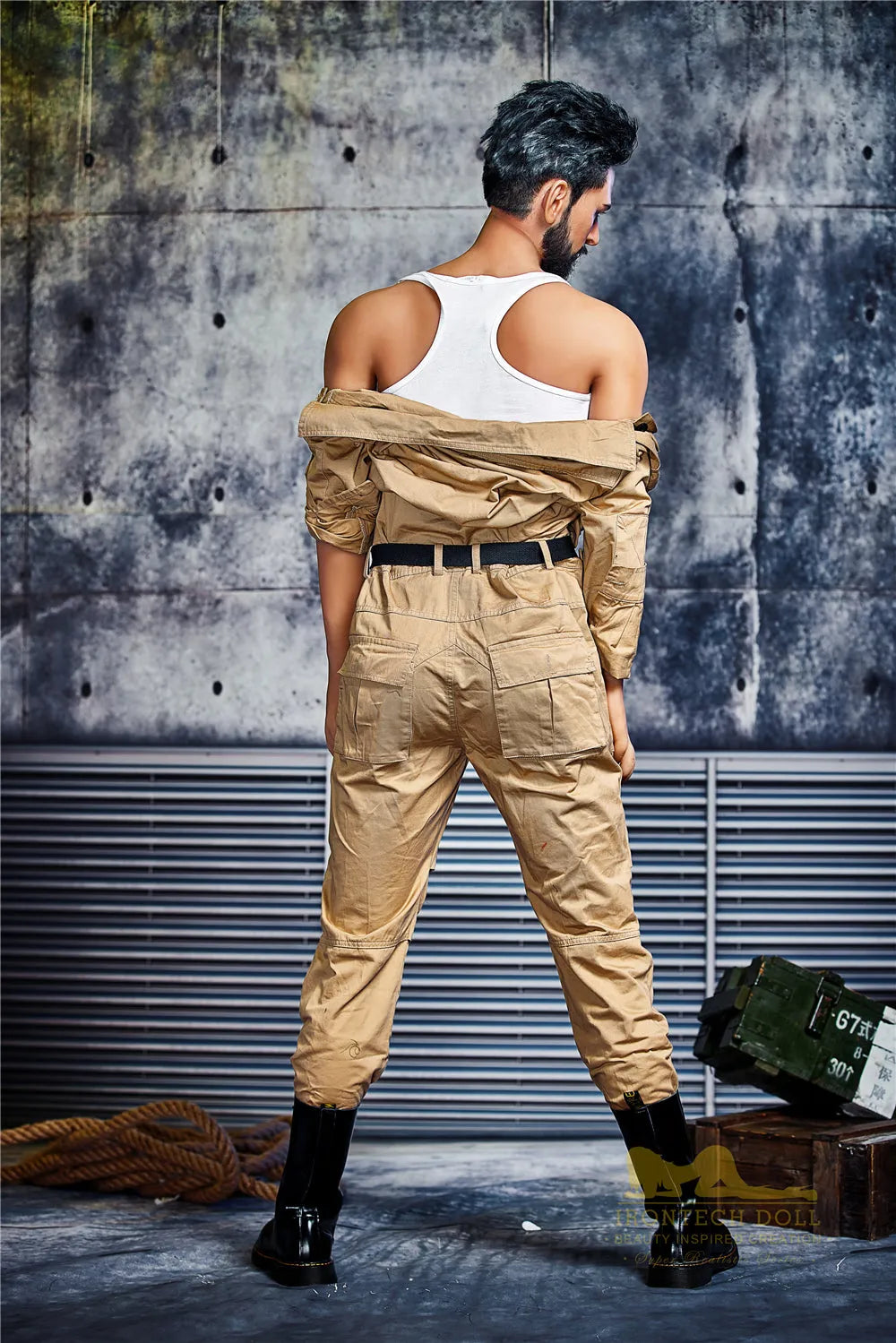 IronTech Male Doll 175cm. (5?") Silicone Head #M2