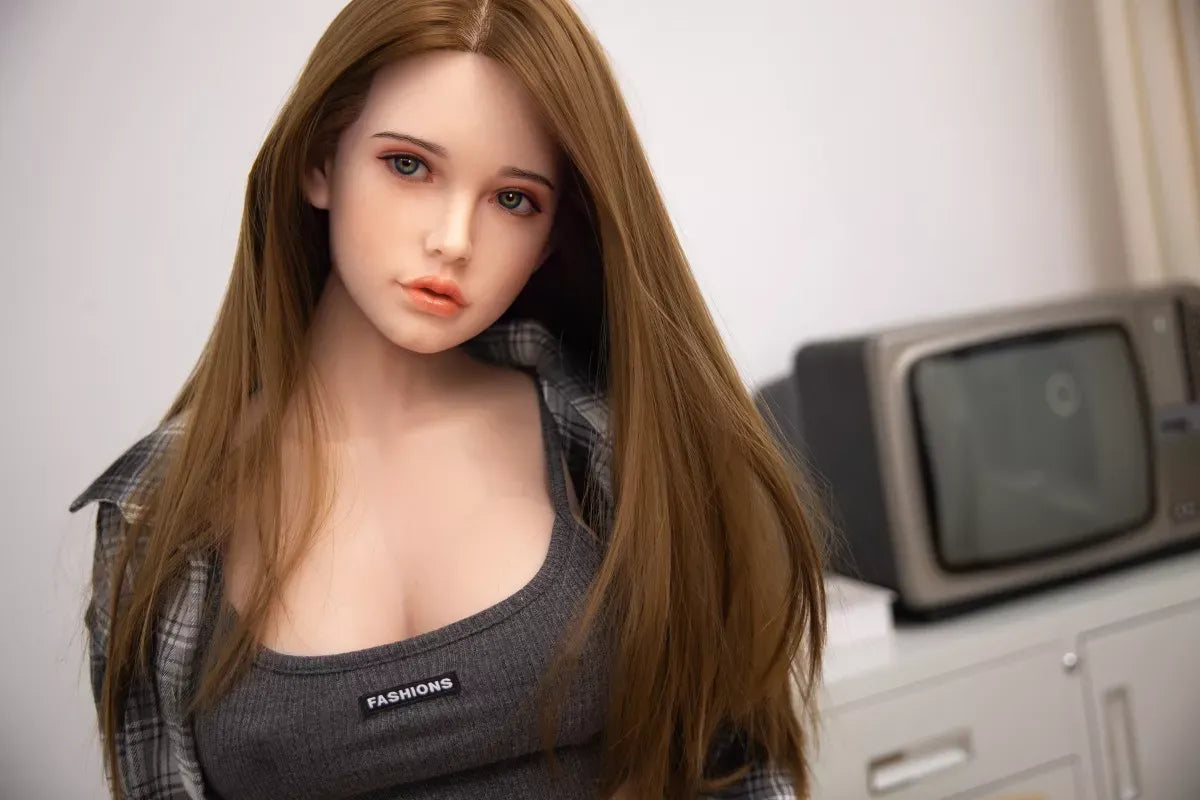 Clover - Big Breasts Sexy Realistic Silicone Sex Doll With Blonde Hair (5 Sizes)