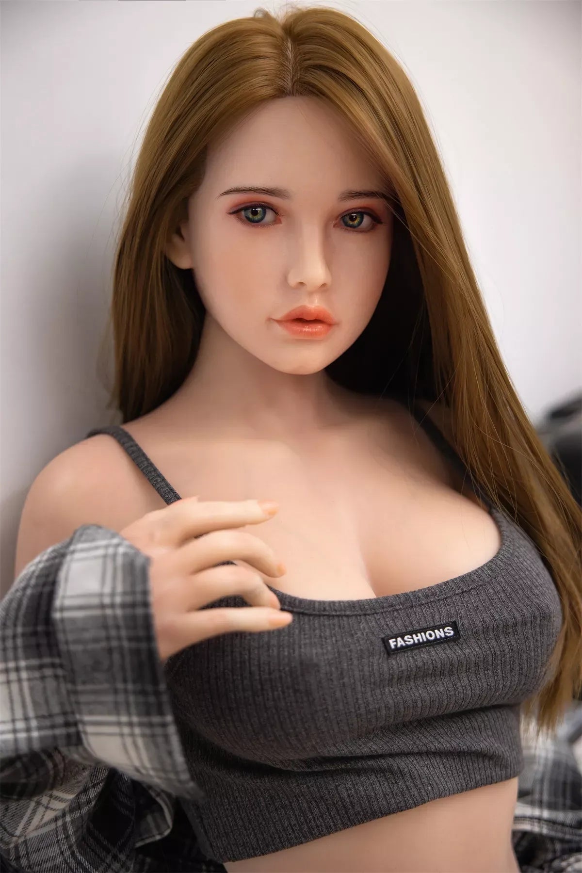 Clover - Big Breasts Sexy Realistic Silicone Sex Doll With Blonde Hair (5 Sizes)