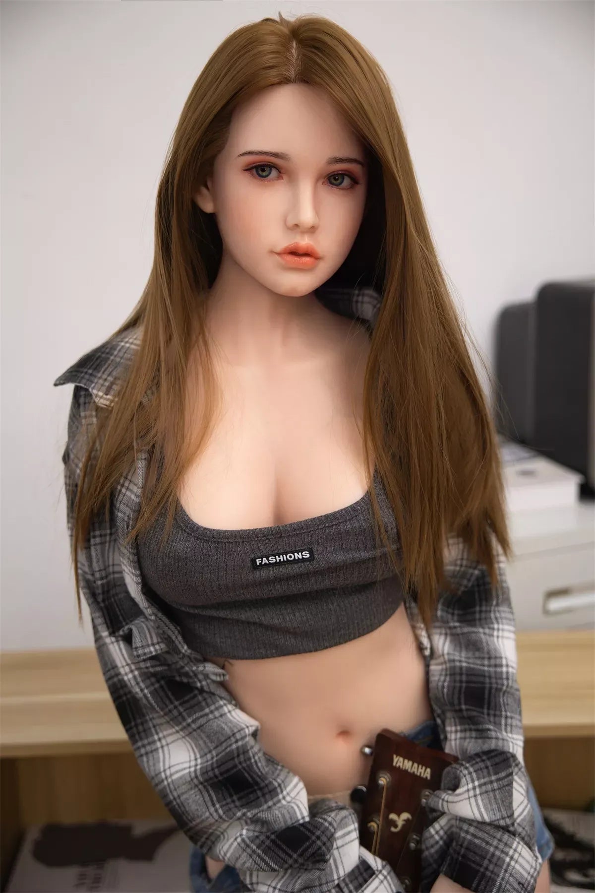 Clover - Big Breasts Sexy Realistic Silicone Sex Doll With Blonde Hair (5 Sizes)