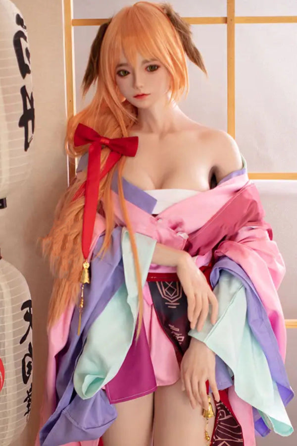 150cm/4ft11 D-cup Japanese Silicone Head Sex Doll - Yui JX
