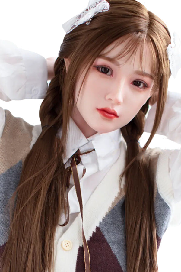 150cm/4ft11 D-cup Japanese Silicone Head Sex Doll - A35 Sora JX