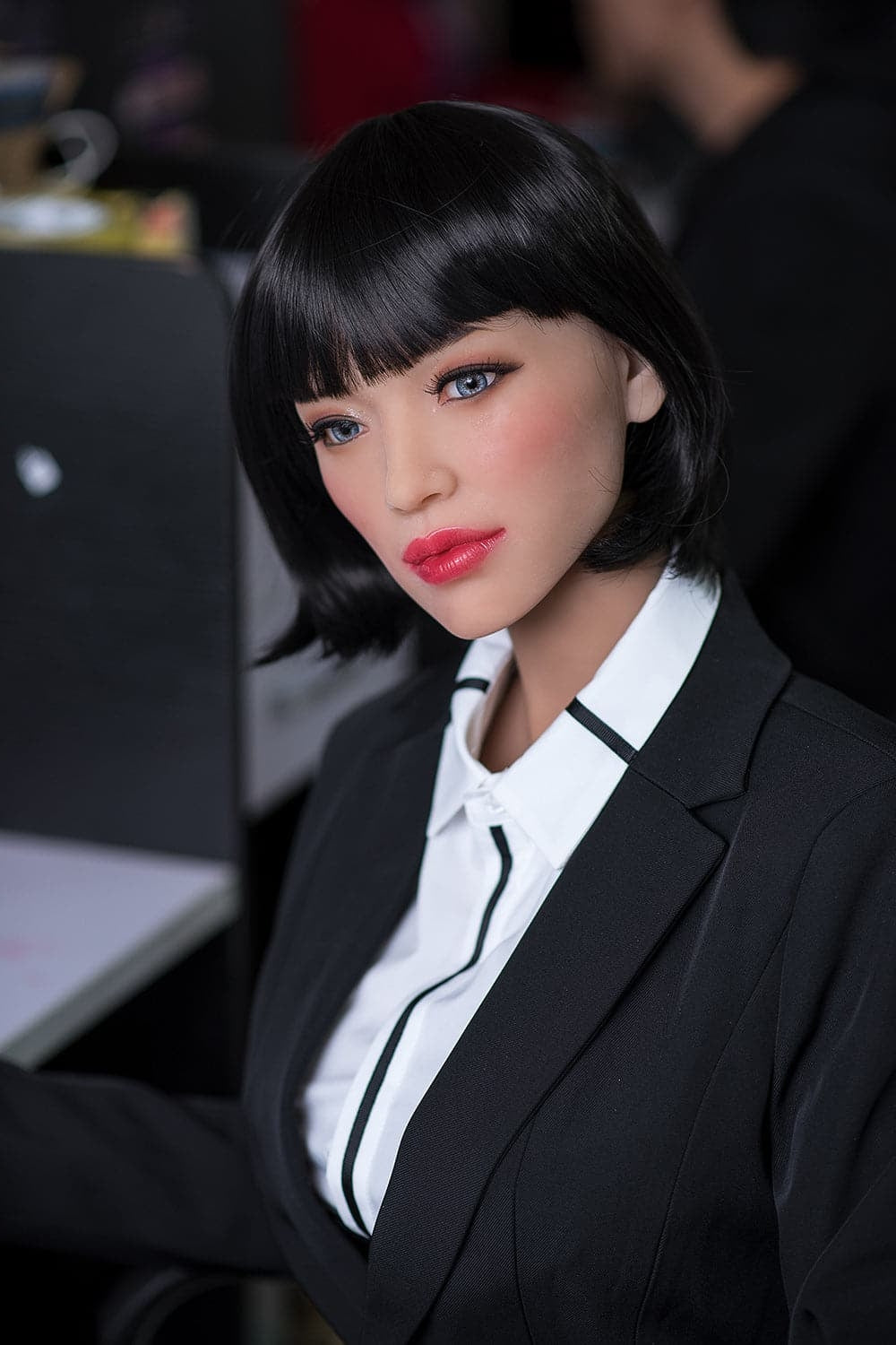 165cm/5ft5 F-Cup Skinny Big Tits Life Size TPE Sex Doll 6ye