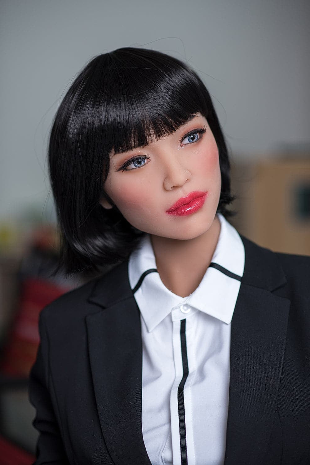 165cm/5ft5 F-Cup Skinny Big Tits Life Size TPE Sex Doll 6ye