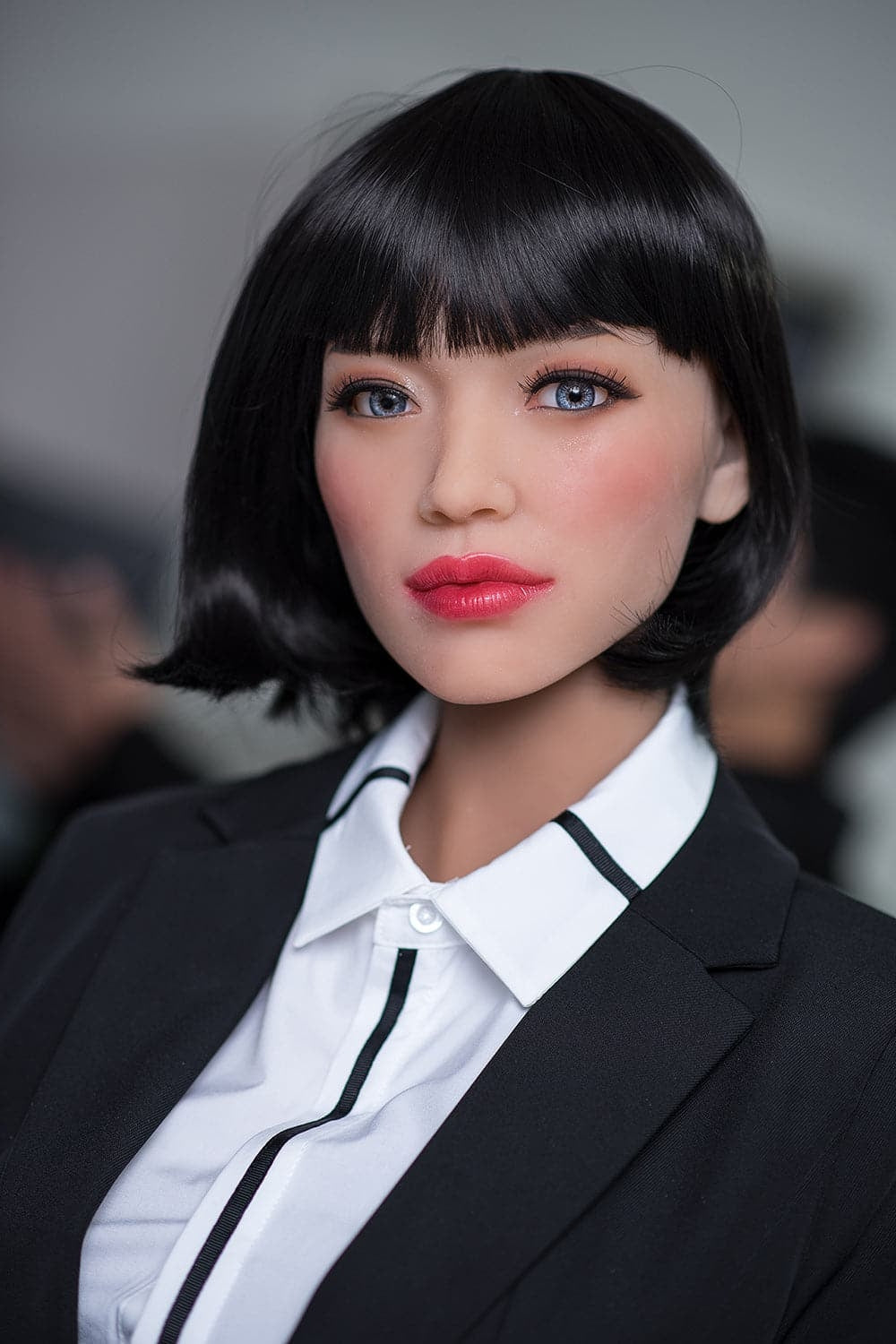 165cm/5ft5 F-Cup Skinny Big Tits Life Size TPE Sex Doll 6ye