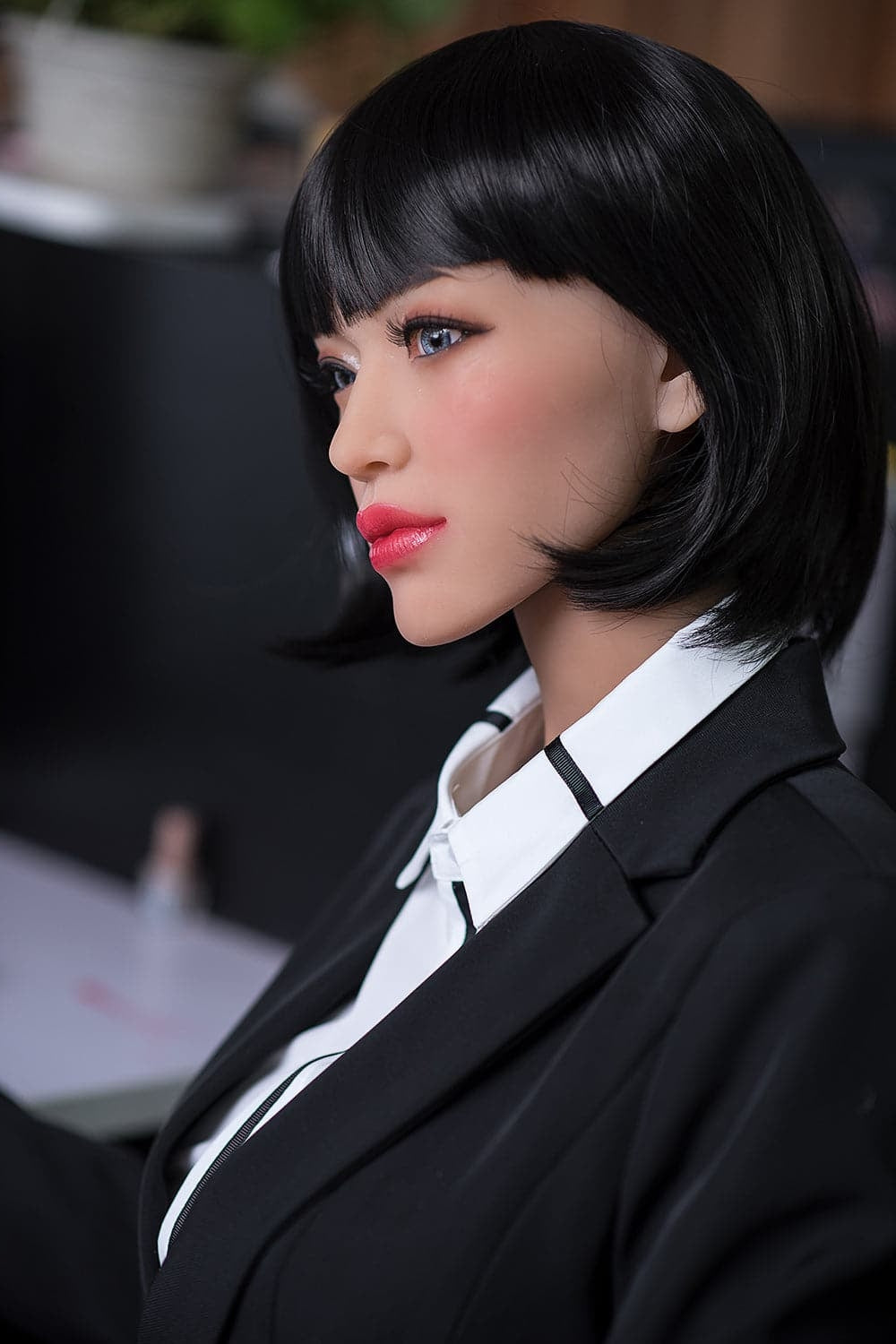 165cm/5ft5 F-Cup Skinny Big Tits Life Size TPE Sex Doll 6ye