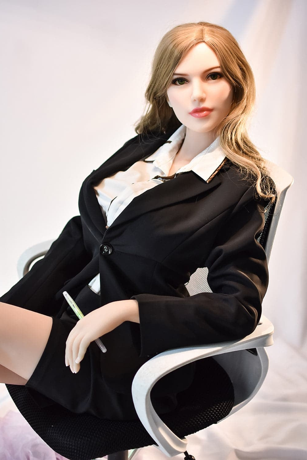 165cm/5ft5 F-Cup American Blonde Big Breast Realistic Sex Doll 6ye