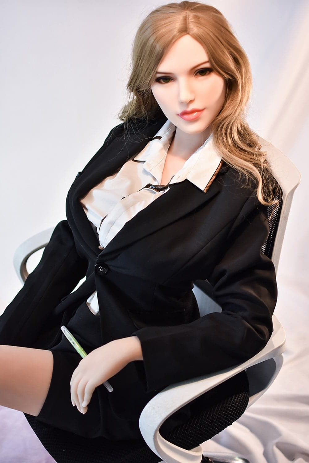 165cm/5ft5 F-Cup American Blonde Big Breast Realistic Sex Doll 6ye