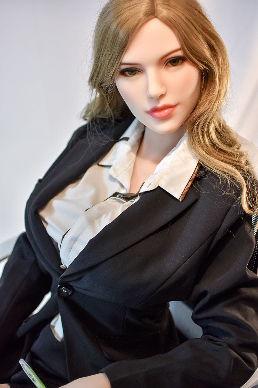 165cm/5ft5 F-Cup American Blonde Big Breast Realistic Sex Doll 6ye
