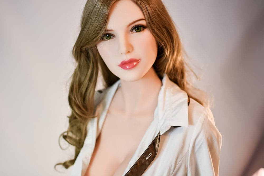 165cm/5ft5 F-Cup American Blonde Big Breast Realistic Sex Doll 6ye