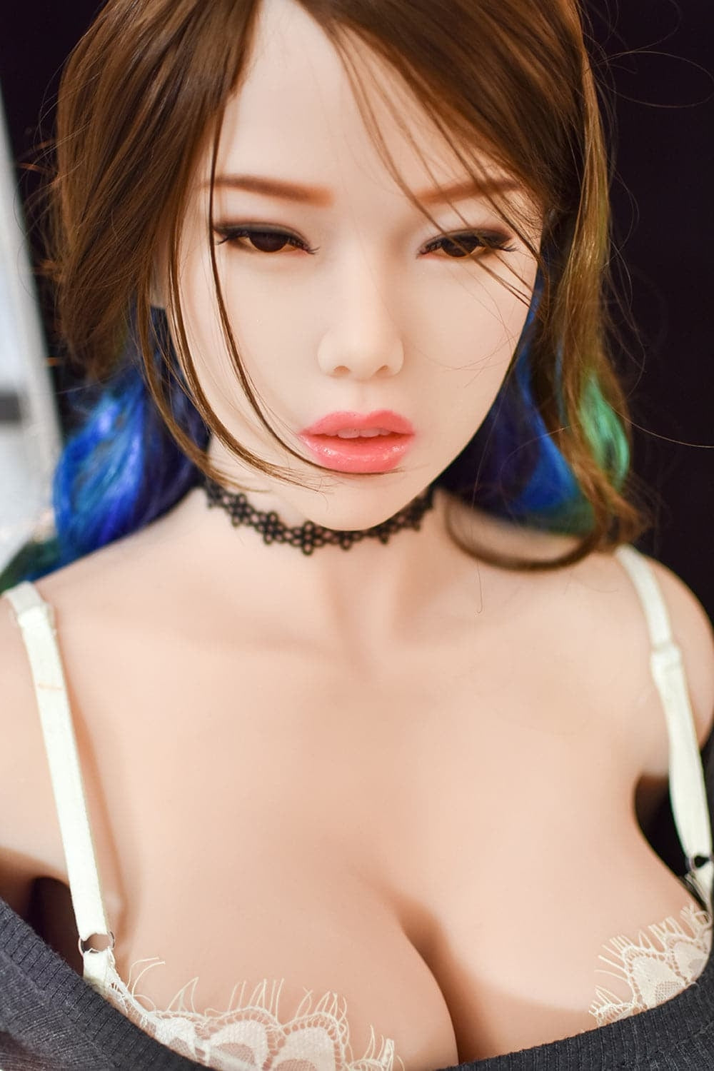 165cm/5ft5 F-Cup Skinny Big Tits Asian Real TPE Sex Doll 6ye