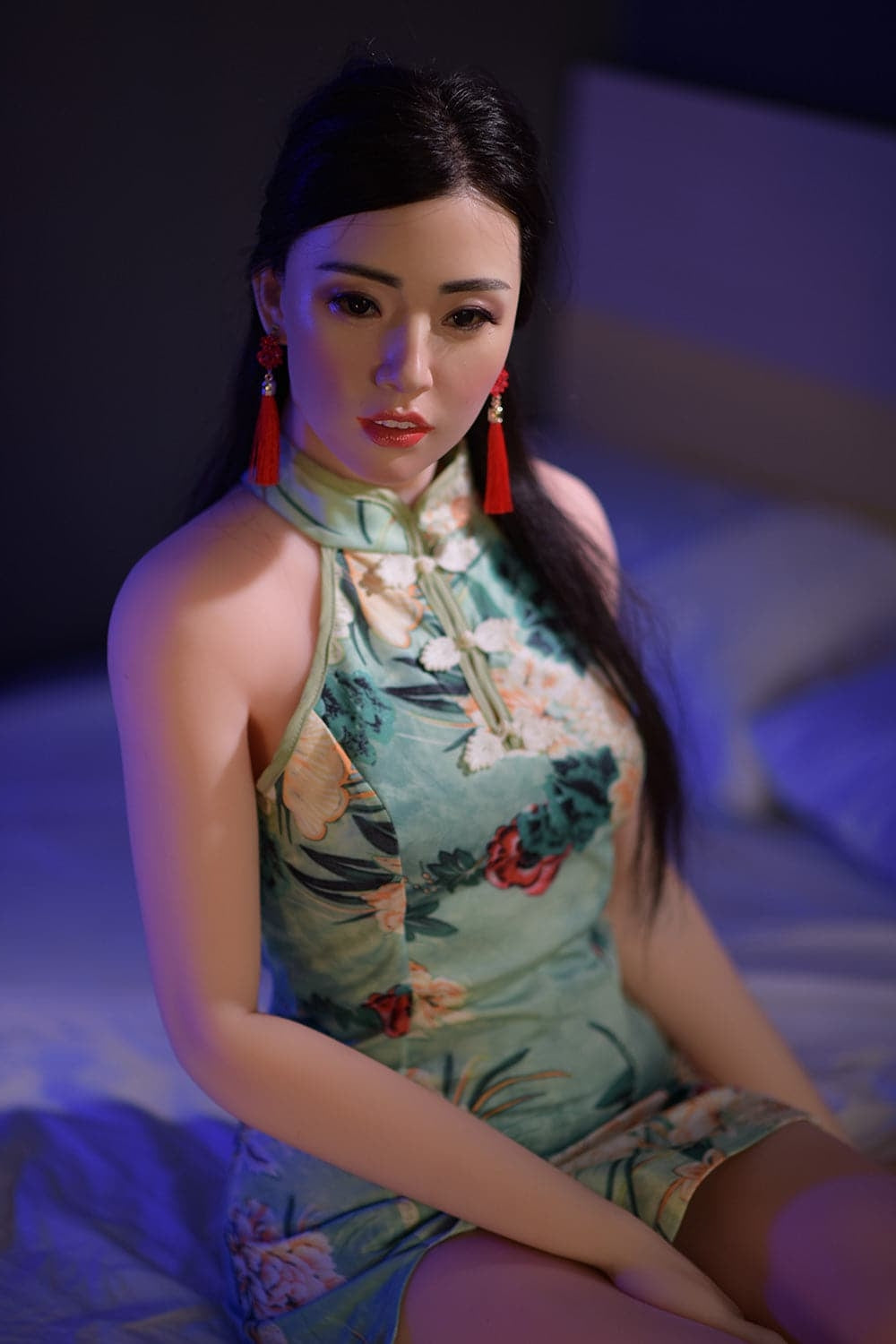 165cm/5ft5 A-Cup Chinese Silicone Head Sex Doll 6ye