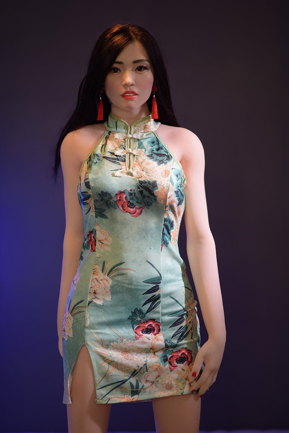 165cm/5ft5 A-Cup Chinese Silicone Head Sex Doll 6ye