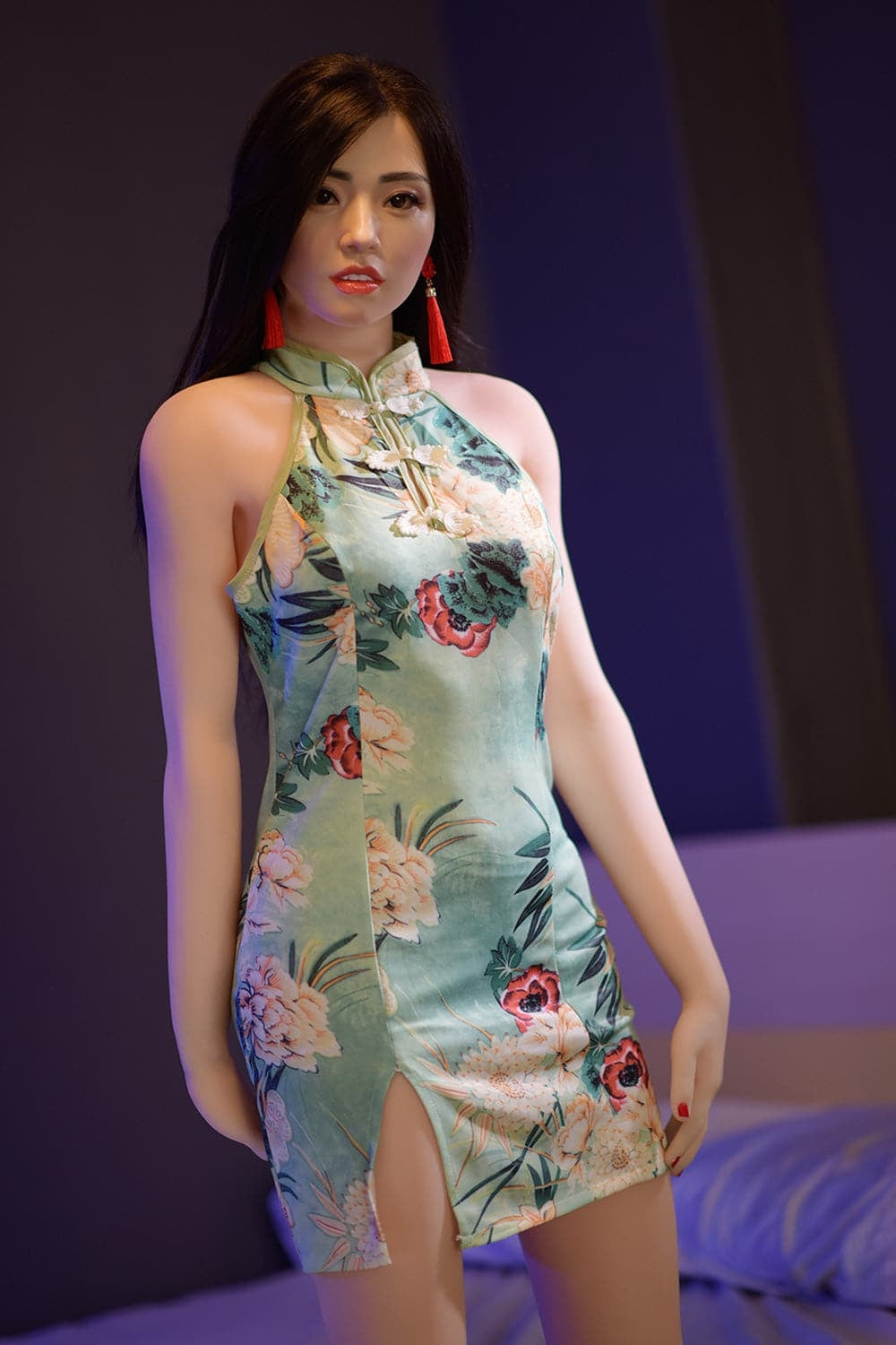 165cm/5ft5 A-Cup Chinese Silicone Head Sex Doll 6ye