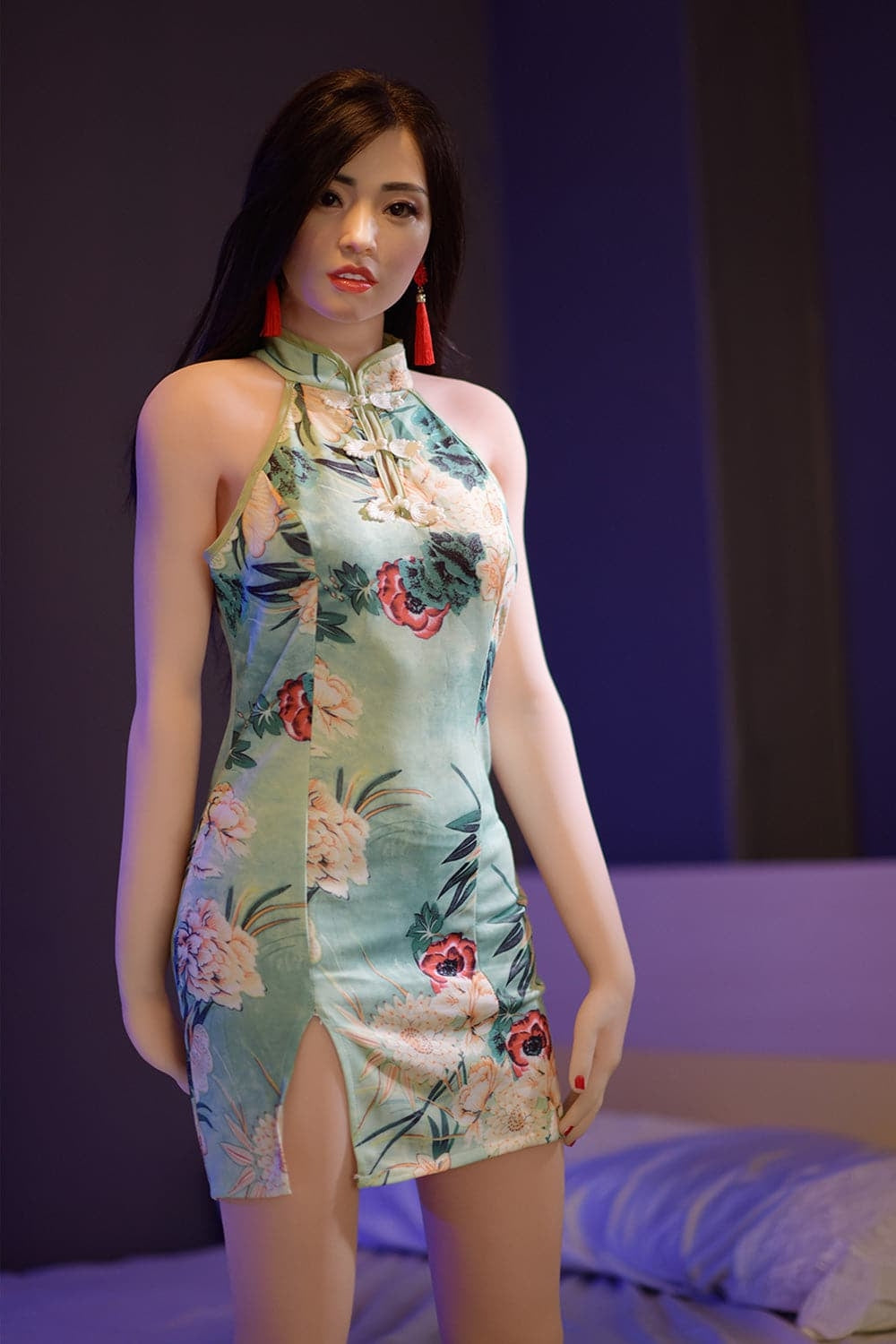 165cm/5ft5 A-Cup Chinese Silicone Head Sex Doll 6ye
