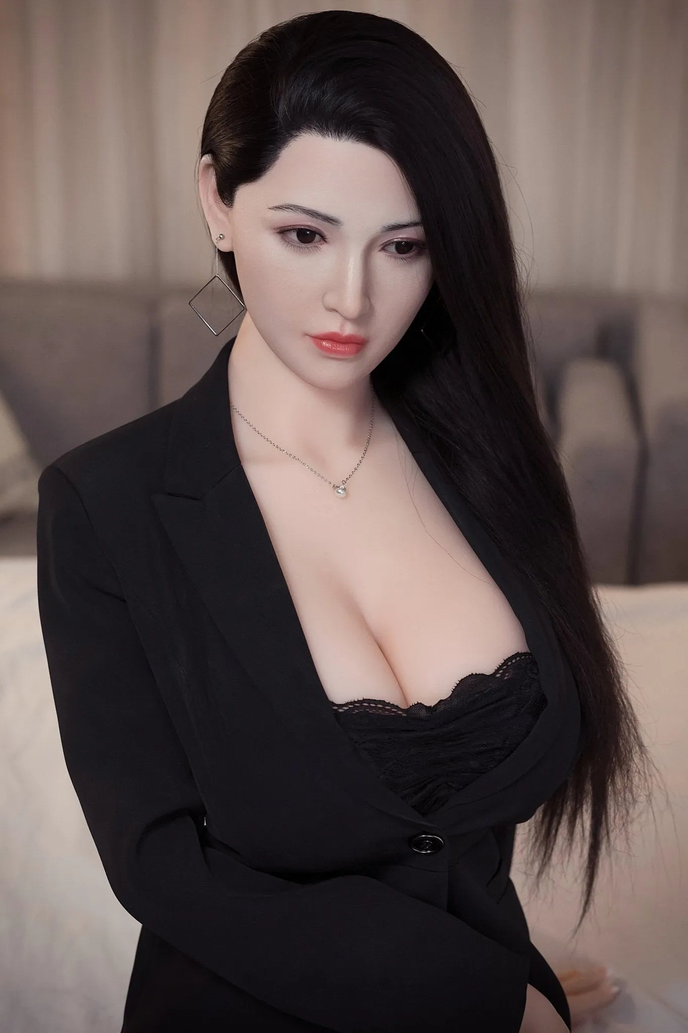 AF 170cm black hair orient sex doll Jingxiang