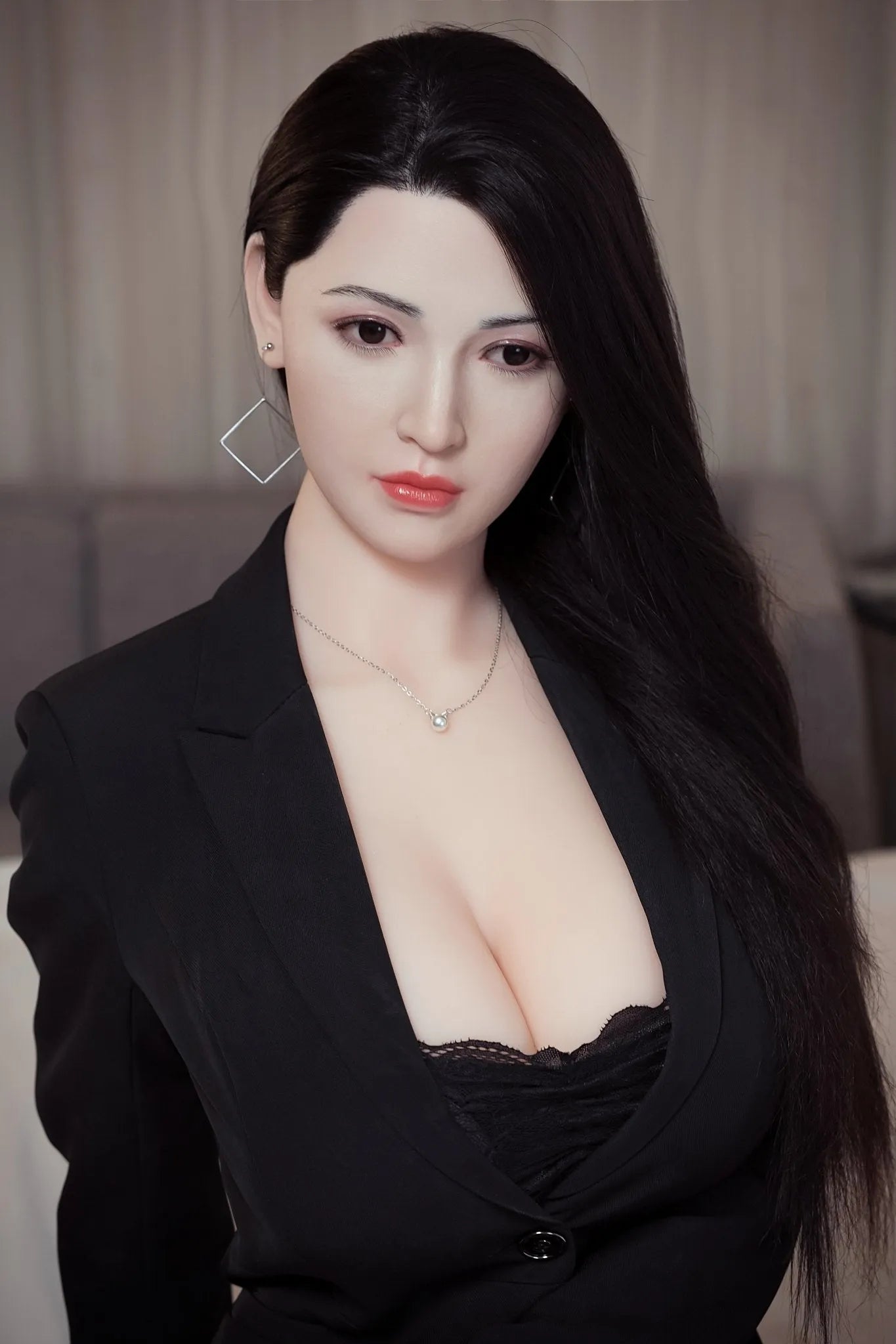 AF 170cm black hair orient sex doll Jingxiang