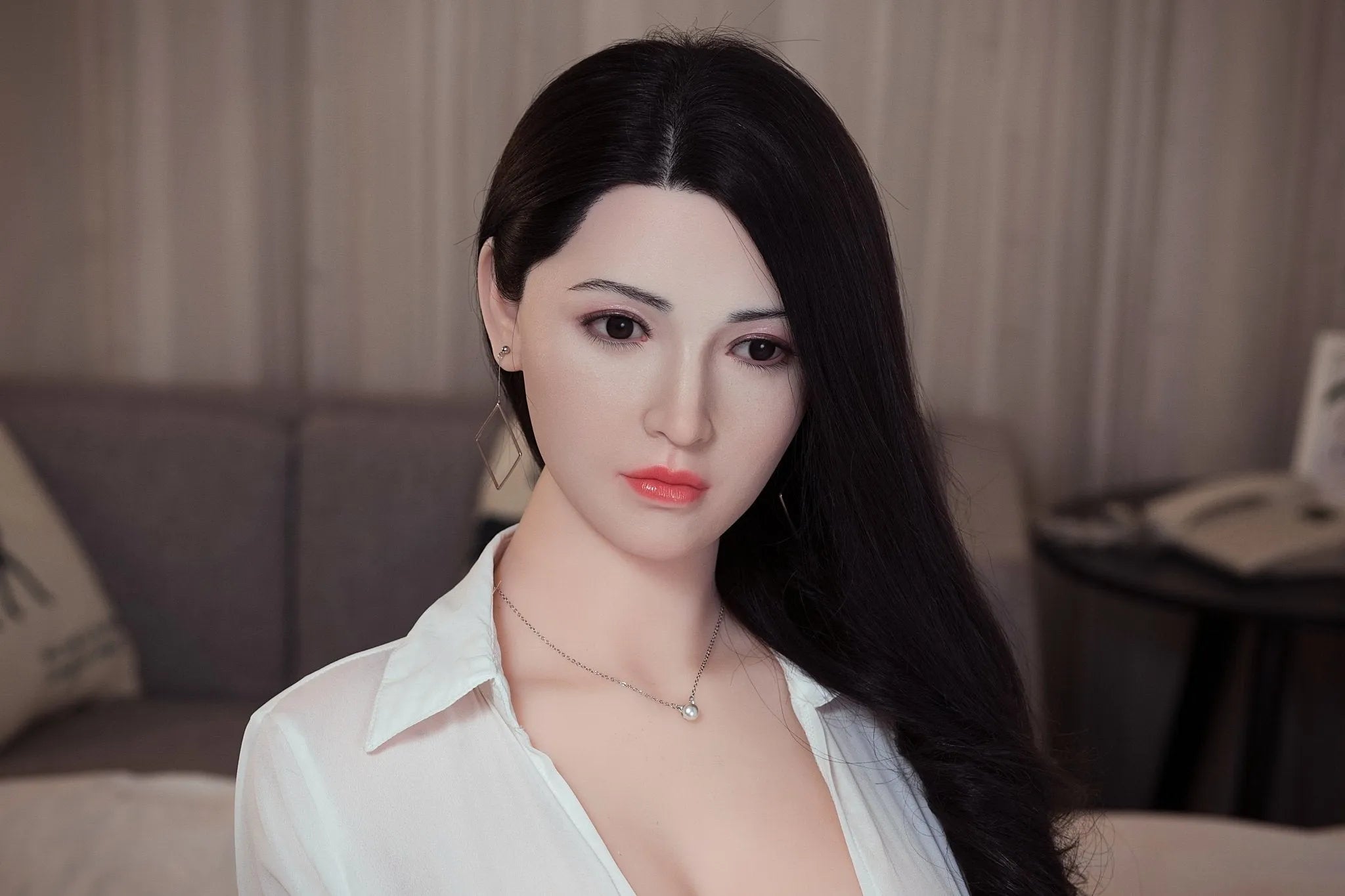 AF 170cm black hair orient sex doll Jingxiang