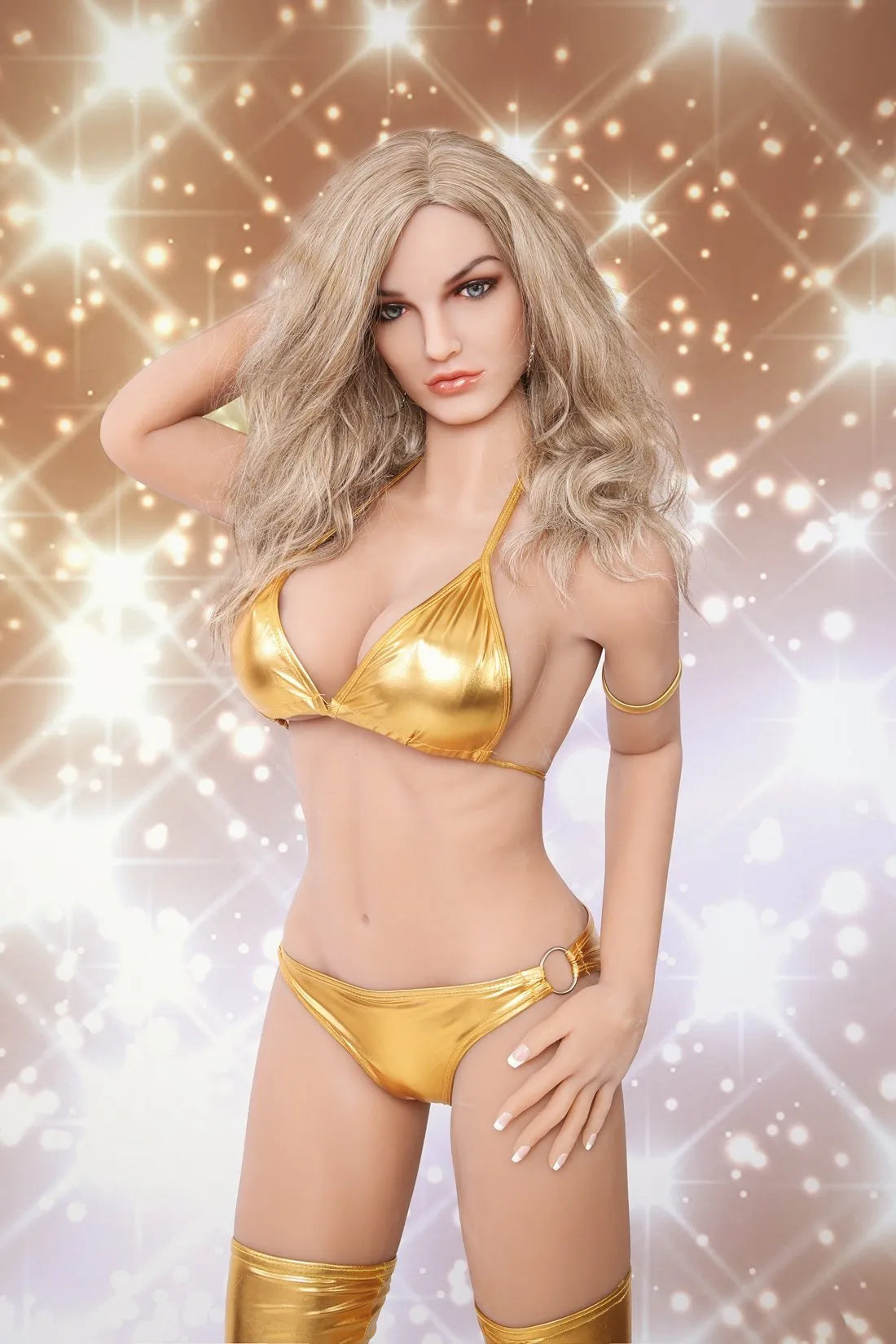 AF 168cm muscular blonde medium breast sex doll Neoma
