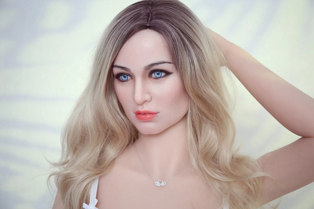 AF 161cm implant hair silicone head sex doll Velika