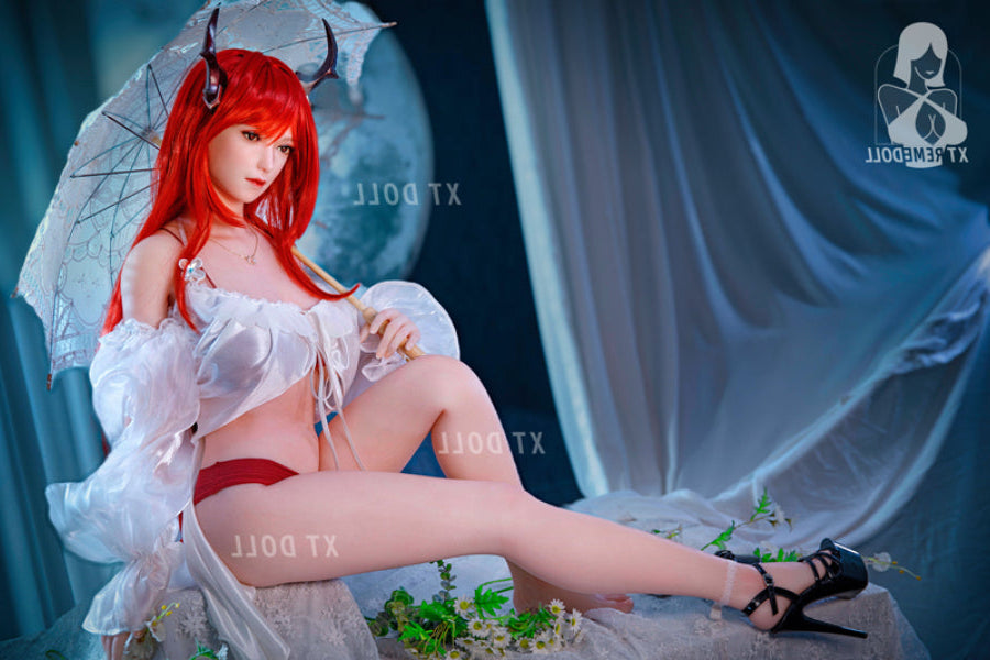 160cm/5ft3 G-cup Cosplay Full Silicone Sex Doll - Ruby XT