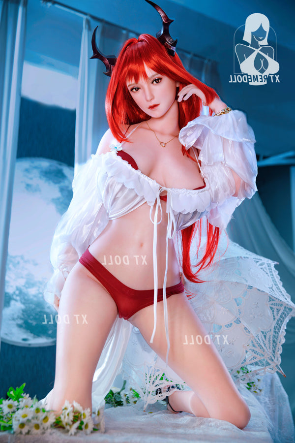 160cm/5ft3 G-cup Cosplay Full Silicone Sex Doll - Ruby XT