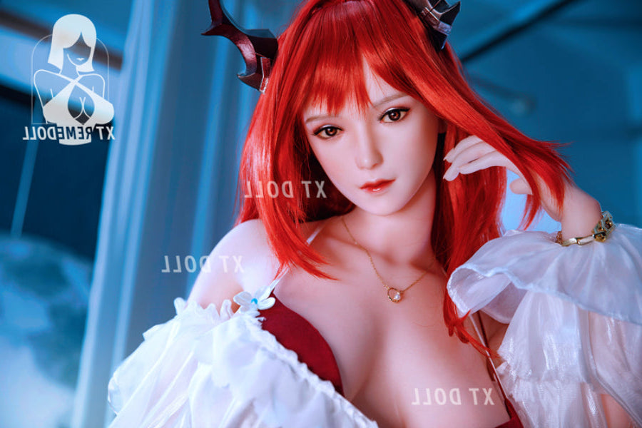 160cm/5ft3 G-cup Cosplay Full Silicone Sex Doll - Ruby XT