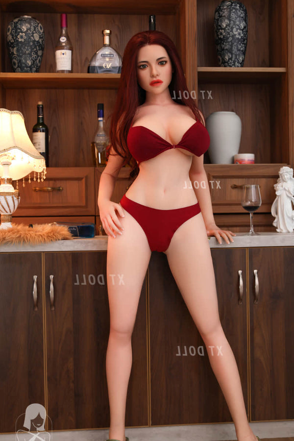 157cm/5ft2 F-cup Silicone Head Sex Doll - Hailey XT