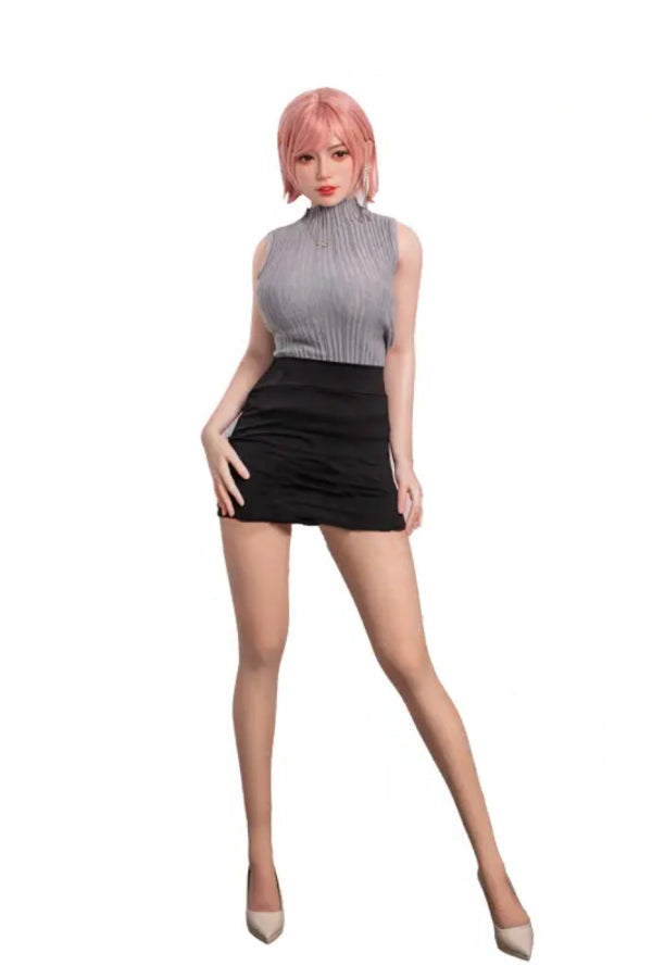 160cm/5ft3 D-cup Silicone Head Sex Doll - A55 Nan JX