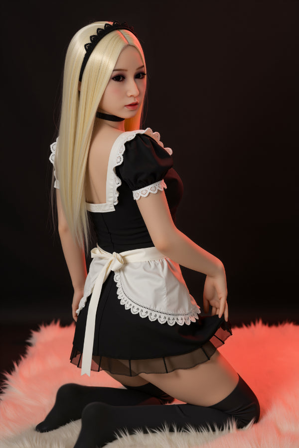 148cm/4ft10 F-Cup Blonde TPE Sex Doll #13 Aibei