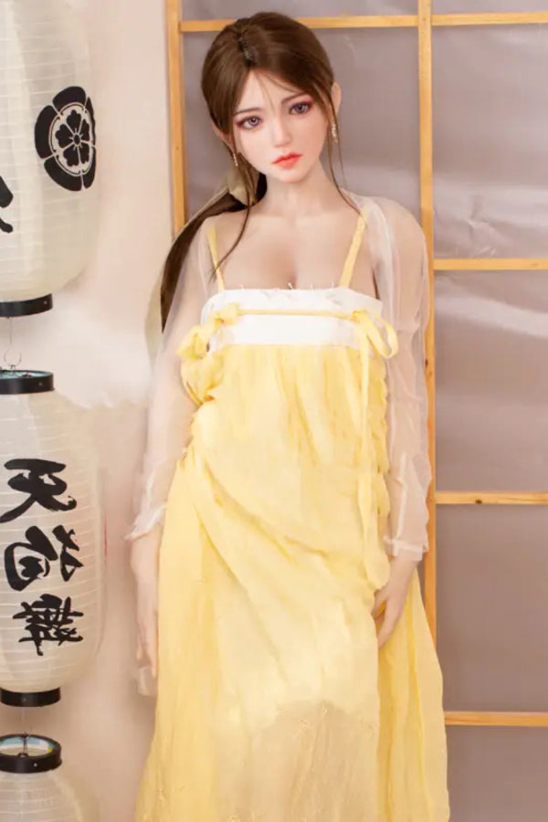 160cm/5ft3 D-cup Chinese Silicone Head Sex Doll - Wennie JX