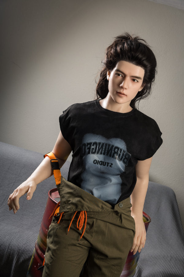177cm/5ft9 Realistic Male Silicone Sex Doll - HAN QiTa
